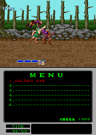 Golden Axe (Mega-Tech) Screenshot 1